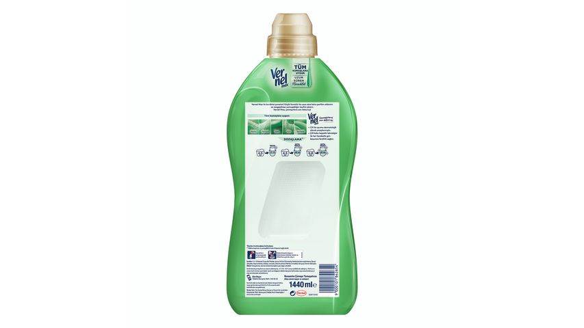 Vernel Max Konsantre Sıvı Çamaşır Yumuşatıcısı Aromatherapy Ihlamur Çiçeği 1440 ml