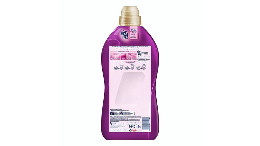 Vernel Max Concentrated Liquid Fabric Softener Aromatherapy Orchid 1440 ml