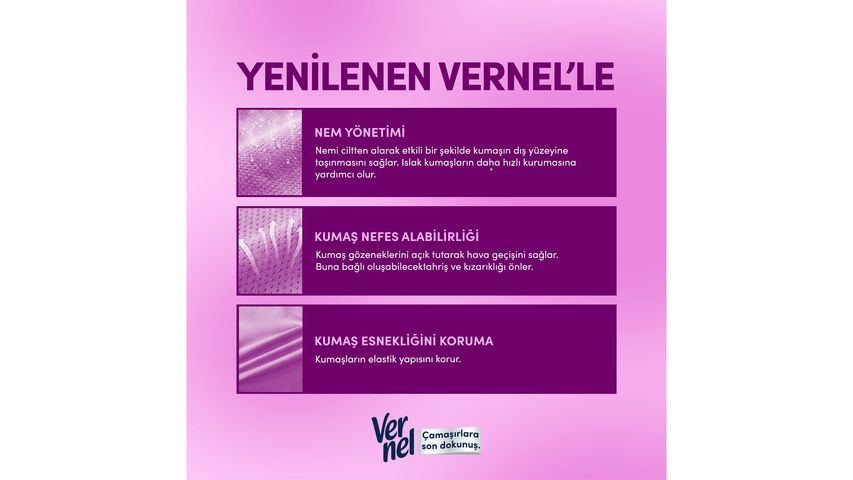 Vernel Max Concentrated Liquid Fabric Softener Aromatherapy Orchid 1440 ml
