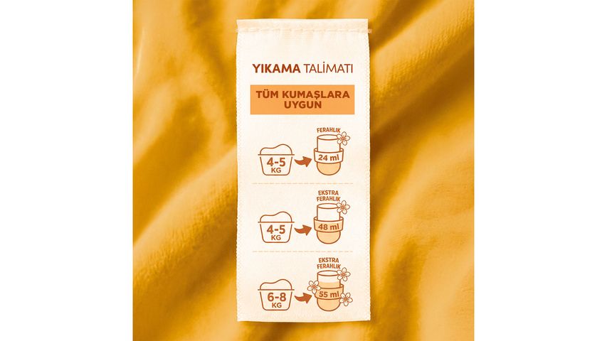Vernel Max Konsantre Sıvı Çamaşır Yumuşatıcısı Aramotherapy Amber 1440 ml