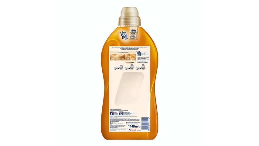Vernel Max Konsantre Sıvı Çamaşır Yumuşatıcısı Aramotherapy Amber 1440 ml