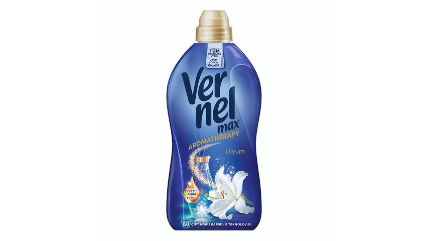 Vernel Max Konsantre Sıvı Çamaşır Yumuşatıcısı Aromatherapy Lilyum 1440 ml