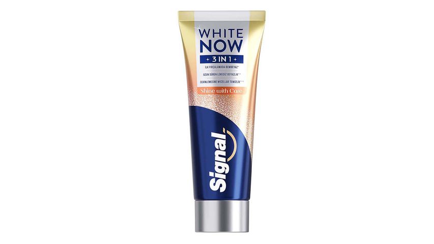 Signal White Now 3 in 1 Shine With Care Diş Macunu 75 ml