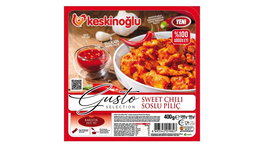 Keskinoğlu Gusto Sweet Chili Soslu Piliç 400 g