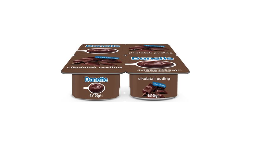 Danone Danette Chocolate Pudding 4 x 100 g