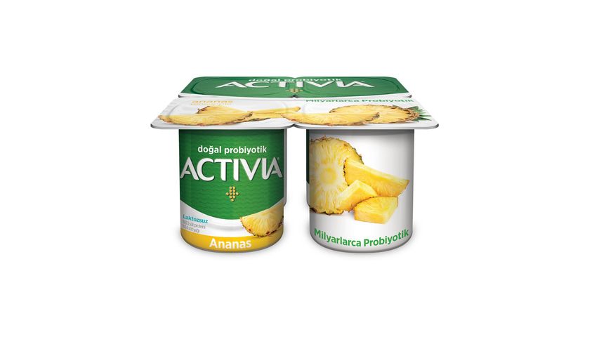Activia Probiyotik Ananaslı Yoğurt 4 x 100 g