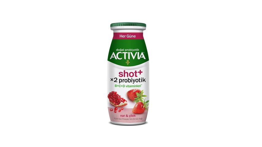 Activia Shot+ Pomegranate and Strawberry 80 ml
