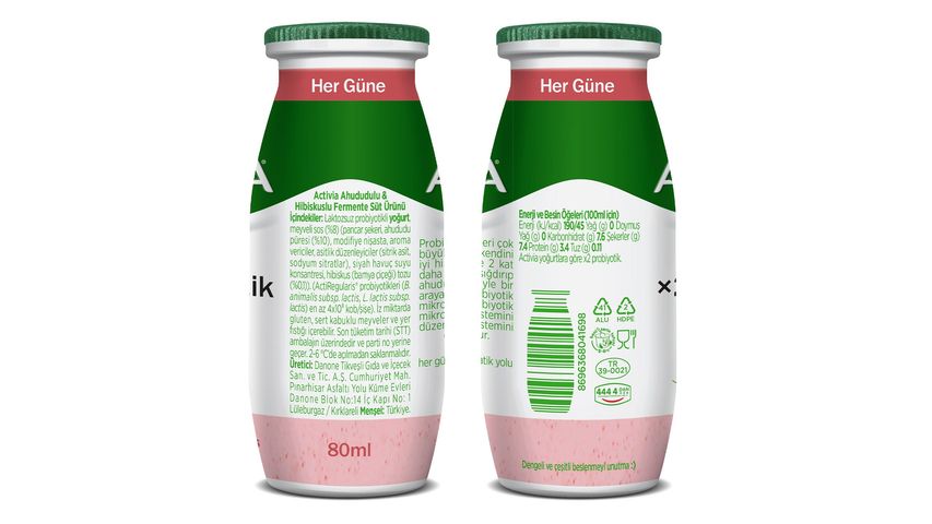 Activia Shot Raspberry & Hibiscus 80 ml