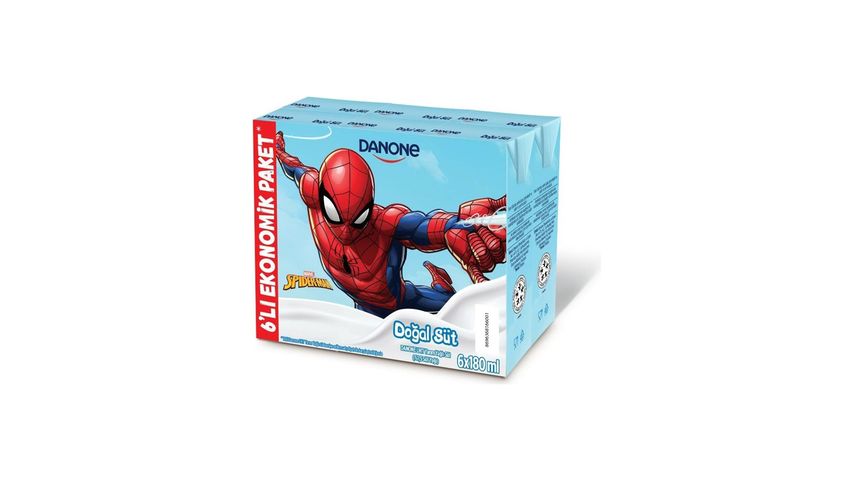 Danone Disney Semi-Skimmed Milk 6 x 180 ml