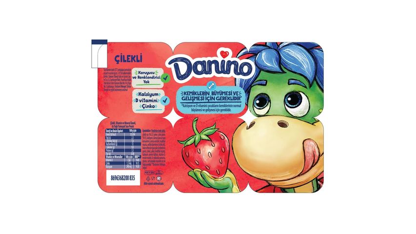 Danino Çilekli Yoğurt 6 x 40 g
