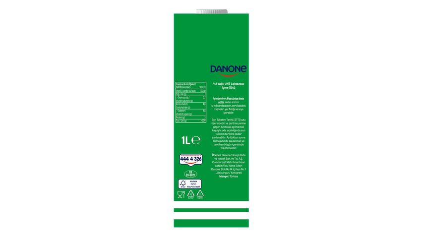 Danone Lactose-Free UHT Milk 1 L