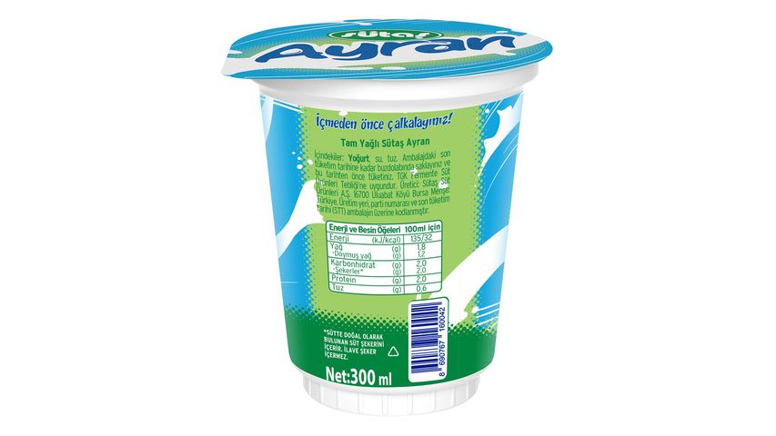 Sütaş Ayran 300 ml
