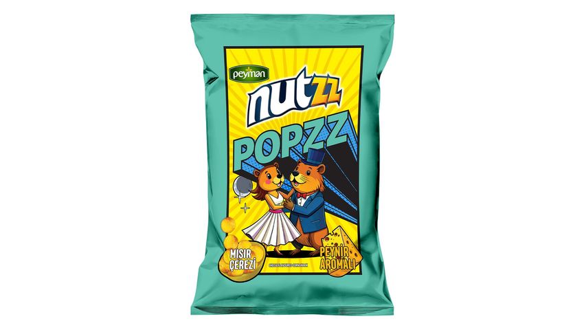 Nutzz Popzz Cheese Flavored Corn Snack 100 g