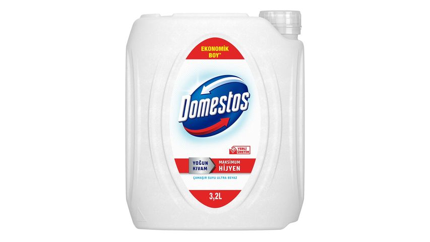 Domestos Çamaşır Suyu Ultra Beyaz 3240 ml