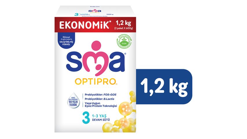 Sma Optipro 3 Devam Sütü 1200 g