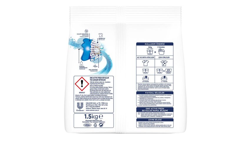 Omo Matik Powder Active Fresh 1.5 kg