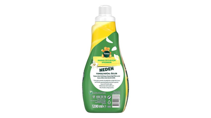 Yumoş Doğal Özler Çamaşır Yumuşatıcısı Vanilya 1,2 L
