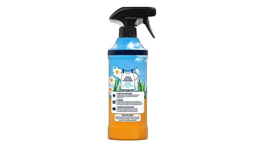 Yumoş Outdoor Fresh Fabric Spray for Hard-to-Wash Items - Daffodil 430 ml
