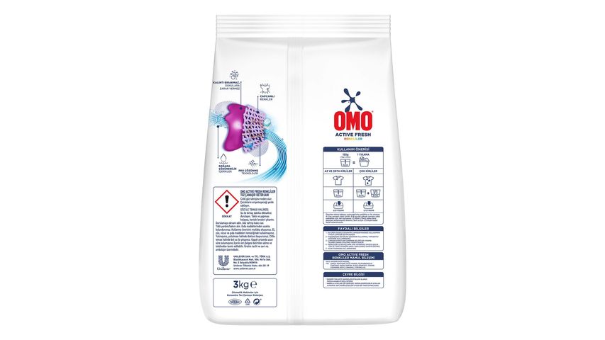 Omo Active Fresh Colors 3 kg
