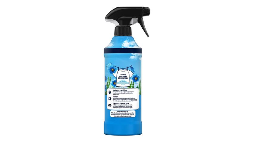Yumoş Outdoor Fresh Fabric Spray for Hard-to-Wash Items - Blue Poppy 430 ml