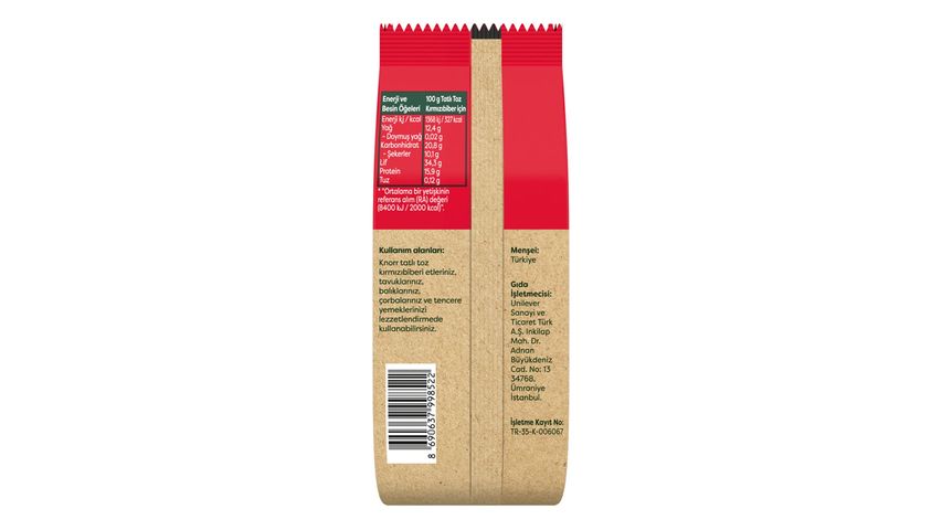 Knorr Tatlı Toz Kırmızı Biber 65 g