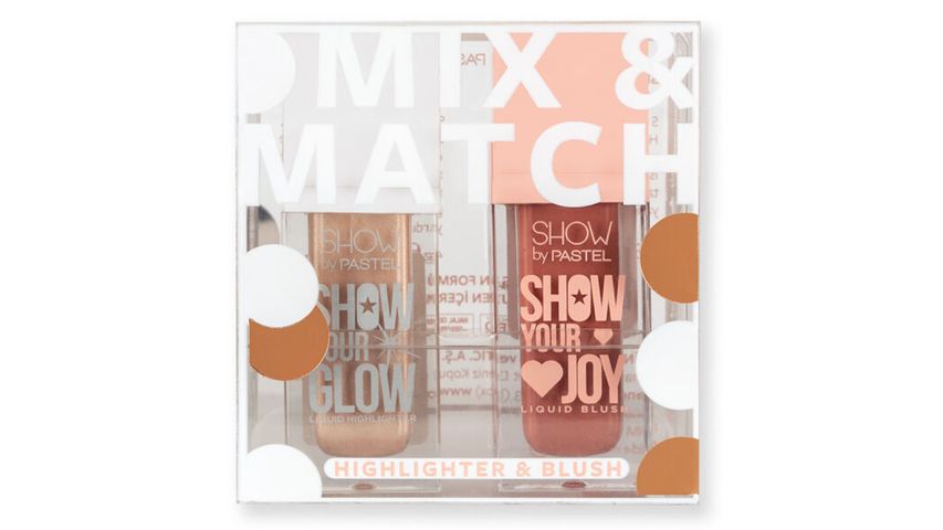 Pastel Glow Likit Highlighter 72 & Joy Likit Blush 53
