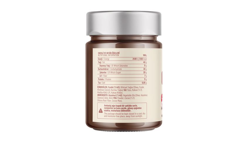 Protein Ocn Choconella Kakaolu %40 Fındık Kreması 300 g