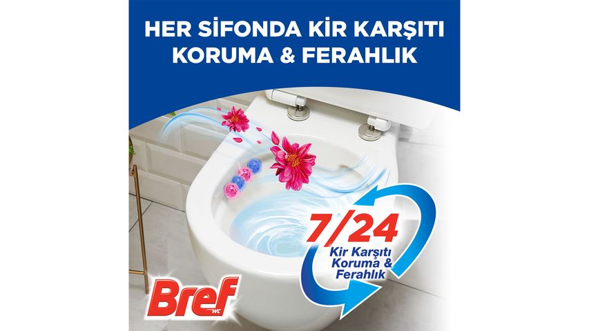 Bref Power Aktiv Wc Blok Çiçek 2 x 50 g