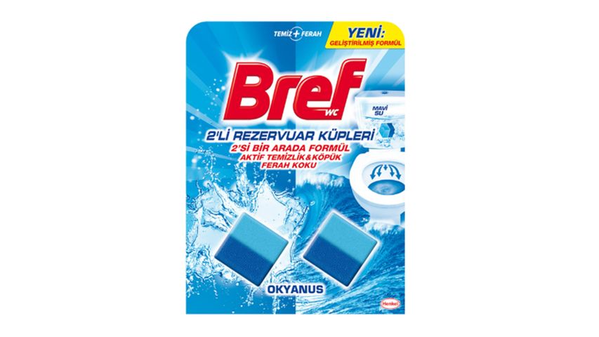 Bref Toilet Tank Blocks Ocean 2 x 42 g