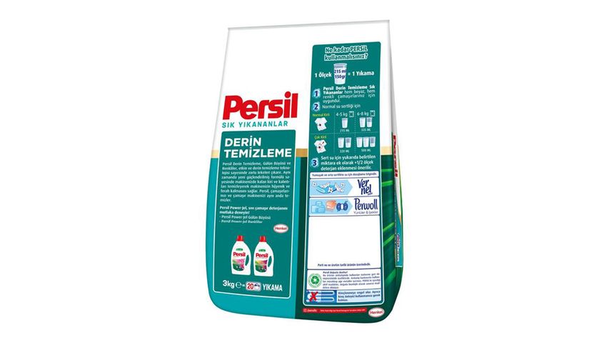 Persil Sık Yıkananlar Beyaz & Renkliler İçin Toz Deterjan (10 Yıkama) 3 kg