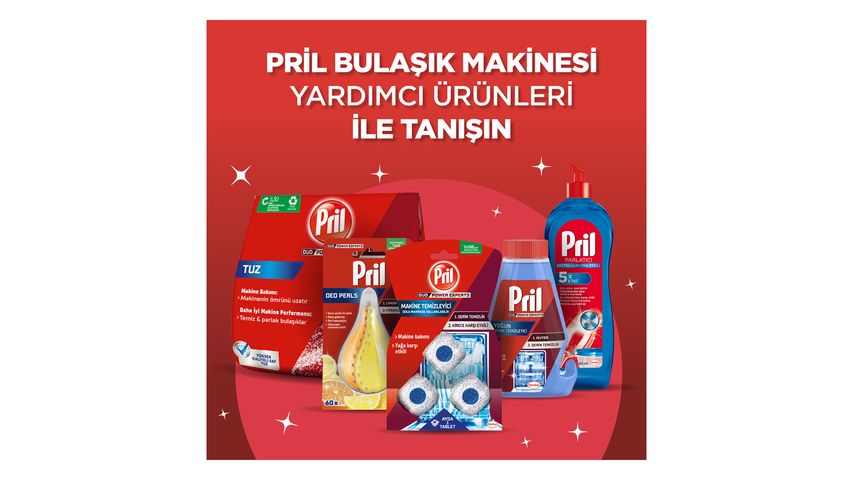Pril Bulaşık Makinesi Temizleyici Kapsül (3 Yıkama)