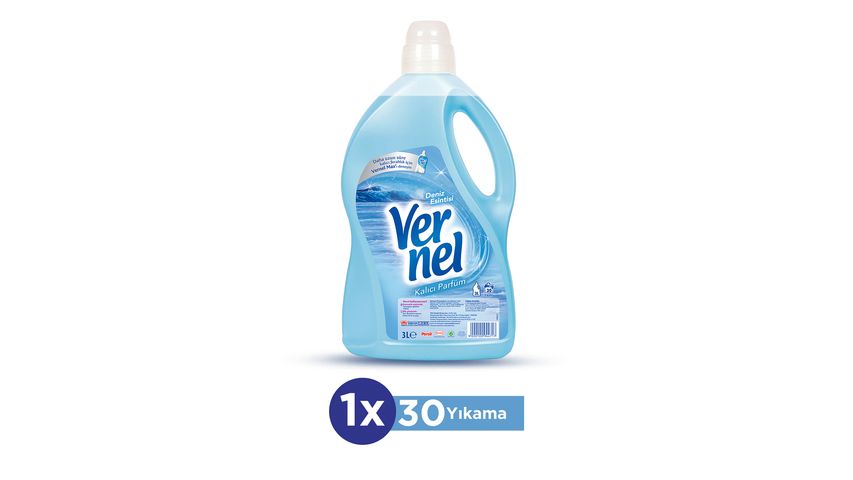 Vernel Deniz Esintisi Çamaşır Yumuşatıcısı (30 Yıkama) 3 L