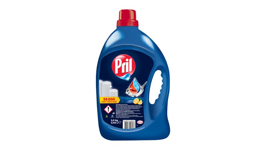 Pril Lemon Scented Hand Dishwashing Liquid 2.418 L