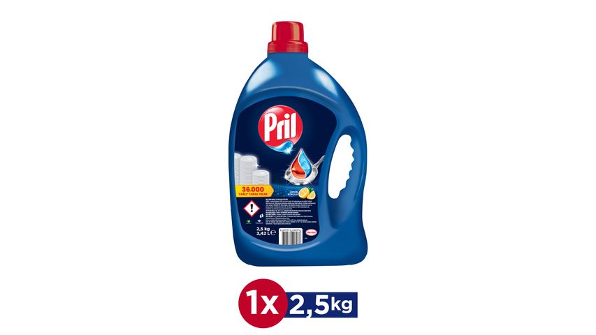 Pril Lemon Scented Hand Dishwashing Liquid 2.418 L