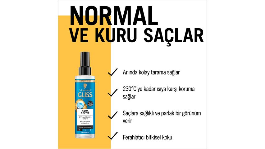 Gliss Aqua Revive Moisturizing Liquid Hair Conditioner 200 ml