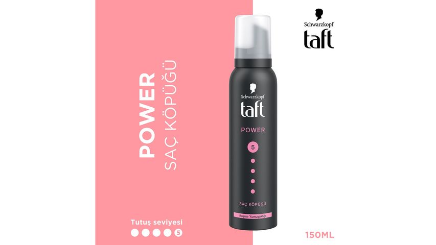Taft Power Cashmere Saç Köpüğü 150 ml
