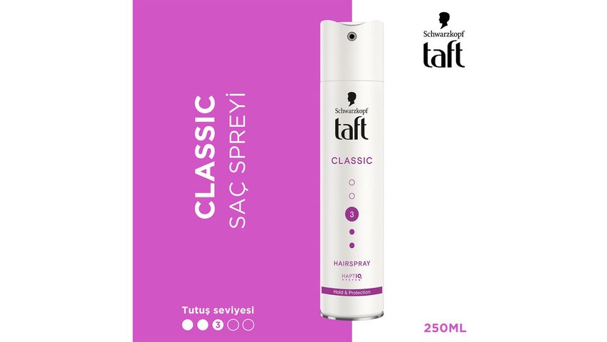 Taft Classic Extra Strong Hair Spray 250 ml