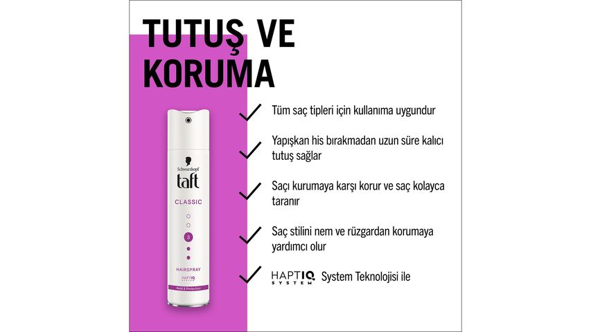 Taft Classic Extra Strong Hair Spray 250 ml