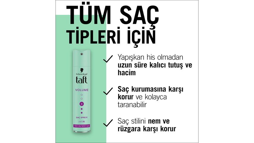 Taft Volume Hair Spray 250 ml