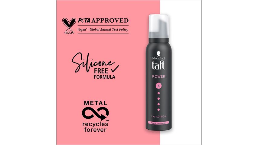 Taft Power Cashmere Saç Köpüğü 150 ml