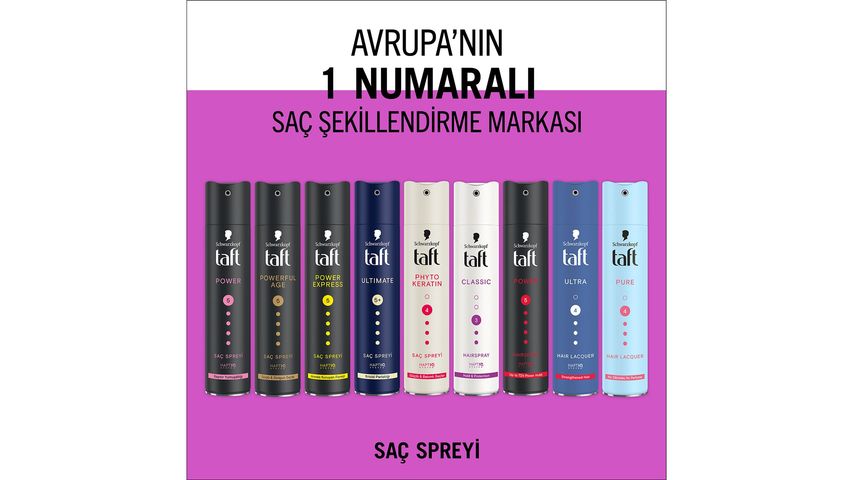 Taft Classic Extra Strong Hair Spray 250 ml