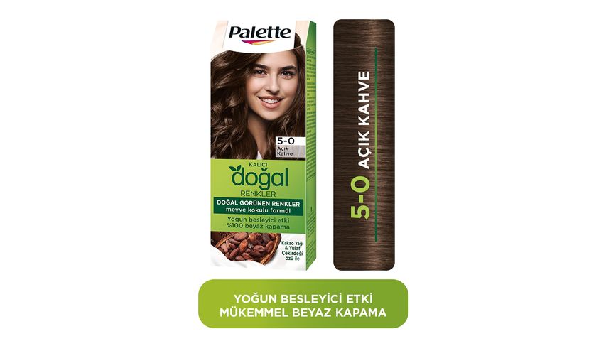 Palette Permanent Natural Colors 5-0 Light Chestnut Hair Dye