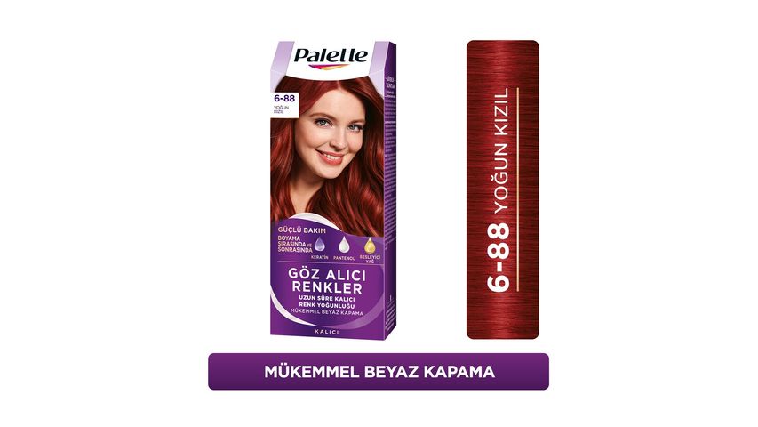 Palette Eye-Catching Colors 6-88 Intense Red Hair Dye