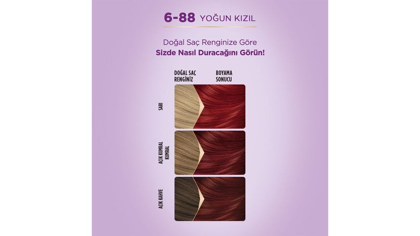 Palette Eye-Catching Colors 6-88 Intense Red Hair Dye