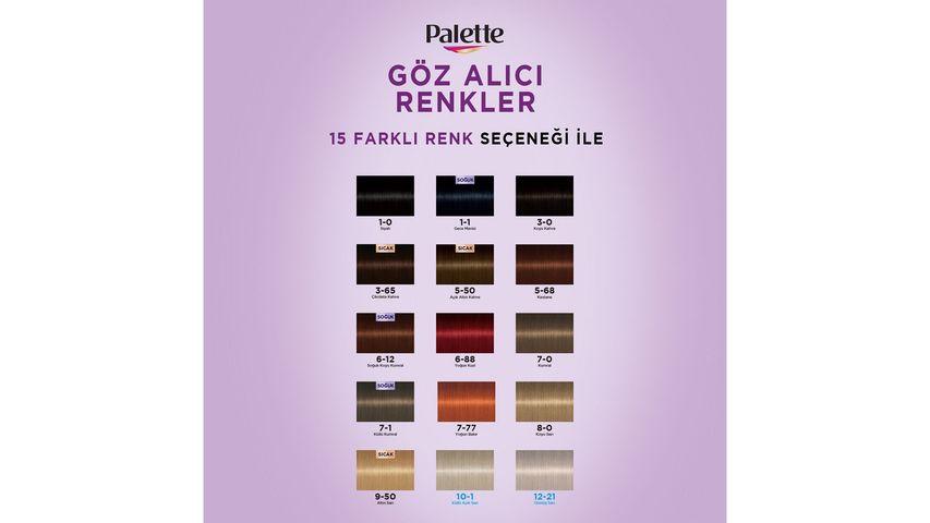 Palette Eye-Catching Colors 6-88 Intense Red Hair Dye