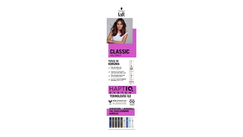 Taft Classic Extra Strong Hair Spray 250 ml