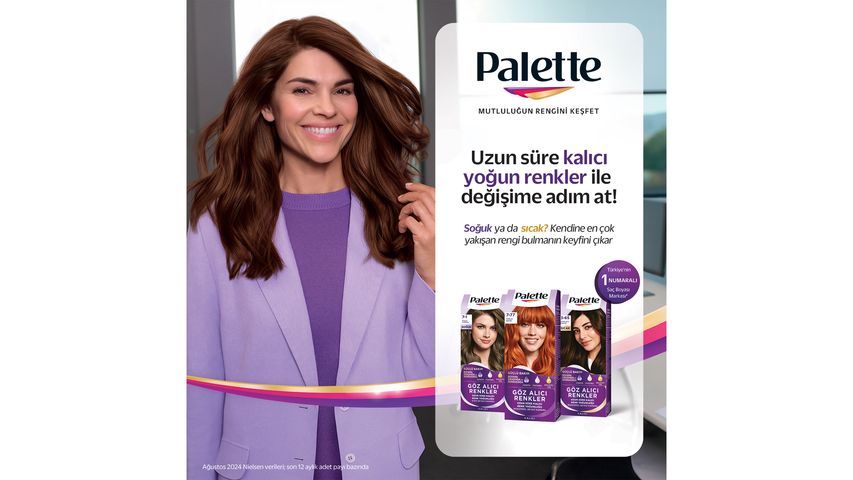 Palette Eye-Catching Colors 6-12 Cool Dark Blonde Hair Dye