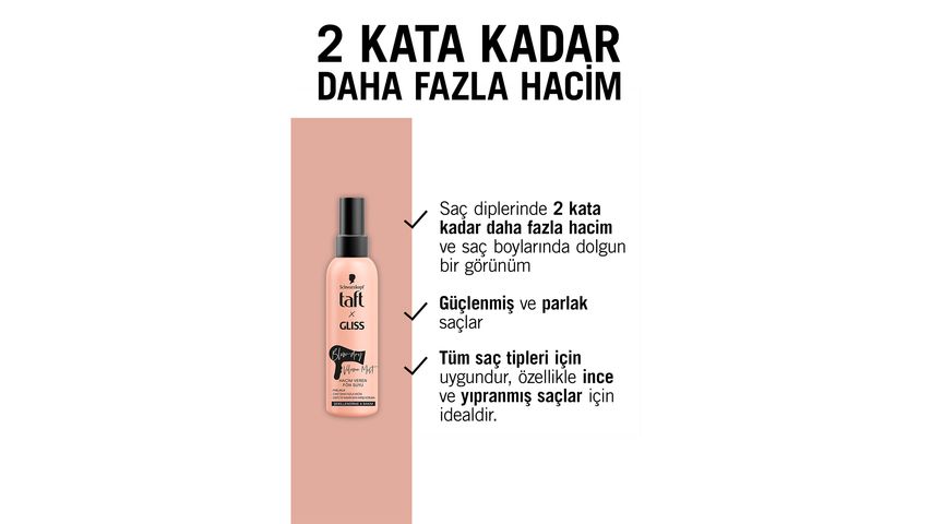Taft & Gliss Blow Mist Fön Suyu 150 ml