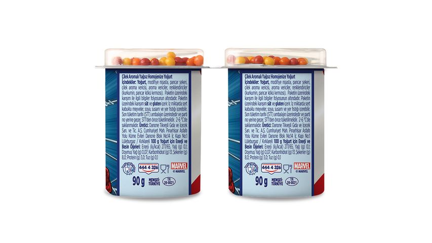 Disney Çilekli Yoğurt 2 x 90 g