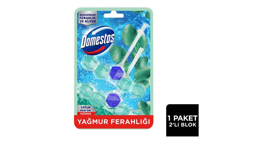 Domestos Yağmur Ferahlığı Wc Blok 2 x 50 g